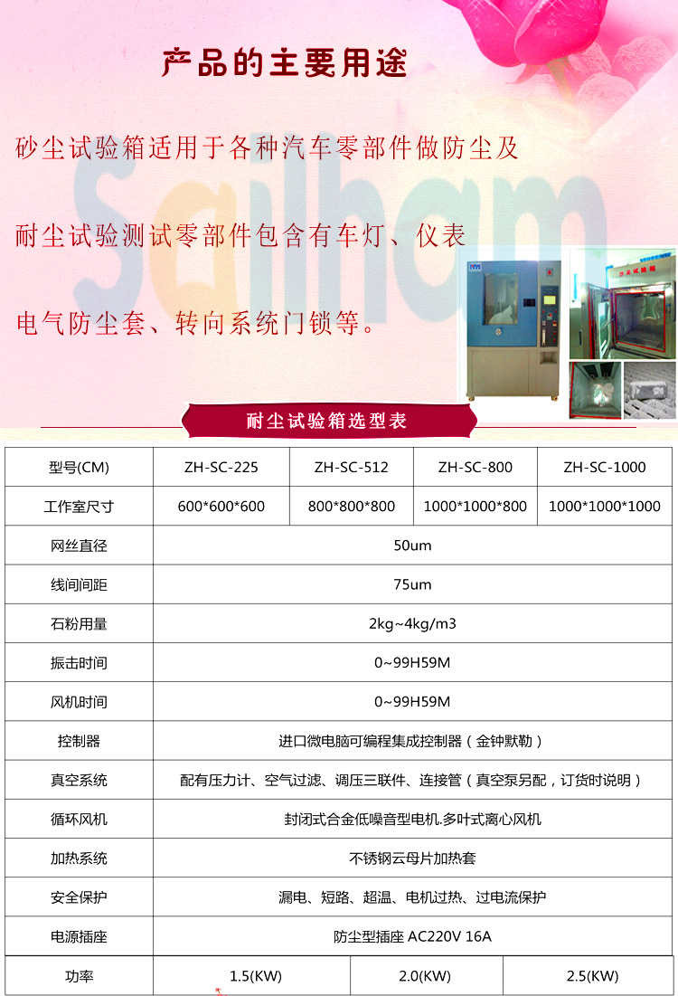 車燈專用粉塵草莓视频在线播放選型表介紹